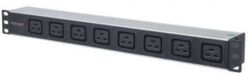 Listwa antyprzepięciowa - Intellinet 163613 Listwa zasilająca (PDU) Rack 19'' 1U 8x gniazdo C19, 110-250V/16A, kabel 2m Listwa antyprzepięciowa - Intellinet 163613 Listwa zasilająca (PDU) Rack 19'' 1U 8x gniazdo C19, 110-250V/16A, kabel 2m