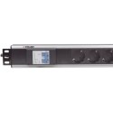 Listwa antyprzepięciowa - Intellinet 711432 Listwa zasilająca Rack 19'' 1.5U, 6x Schuko, z wyłącznikiem, kabel 1.6m