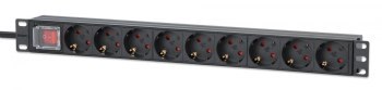 Listwa antyprzepięciowa - Intellinet 715133 Listwa zasilająca Rack 1U 9x gniazd Schuko, 4000W Listwa antyprzepięciowa - Intellinet 715133 Listwa zasilająca Rack 1U 9x gniazd Schuko, 4000W