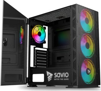 SAVIO OBUDOWA PC RAPTOR X1 ARGB SAVGC-RAPTORX1 SAVIO OBUDOWA PC RAPTOR X1 ARGB SAVGC-RAPTORX1