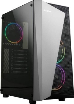 Zalman S4 Plus ATX Mid Tower PC Case RGB Fan