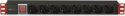 Listwa antyprzepięciowa - Techly 102635 Listwa zasilająca Rack 19'' 1U, 8x Schuko, kabel C20 3m