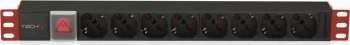 Listwa antyprzepięciowa - Techly 102635 Listwa zasilająca Rack 19'' 1U, 8x Schuko, kabel C20 3m Listwa antyprzepięciowa - Techly 102635 Listwa zasilająca Rack 19'' 1U, 8x Schuko, kabel C20 3m