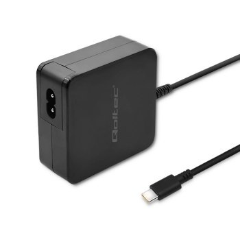 Qoltec 65W | 5-20.3V | 2-3.25A | USB-C | PD Qoltec 65W | 5-20.3V | 2-3.25A | USB-C | PD