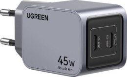 Ugreen Nexode Pro 45W, 2x USB-C szara