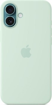 Apple iPhone 16 Plus Silicone Case with MagSafe aquamarine