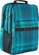 Plecak HP Campus XL do notebooka 16 7J594AA Niebiesko-Turkusowa krata