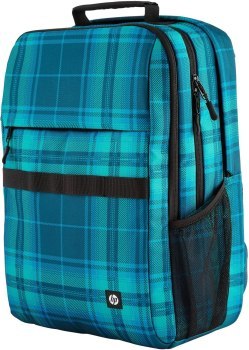 Plecak HP Campus XL do notebooka 16 7J594AA Niebiesko-Turkusowa krata Plecak HP Campus XL do notebooka 16 7J594AA Niebiesko-Turkusowa krata