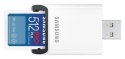 Samsung PRO Plus SDXC 512GB UHS-I U3 [Zapis 130MB/s Odczyt 180MB/s] z czytnikiem v2023