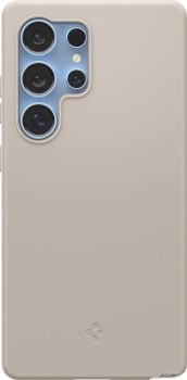 Spigen Silicone Fit Mag Magsafe Galaxy S25 Ultra natural titanium