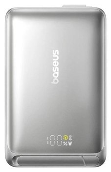 Baseus Nomos Qi2 USB-C 10000mAh 45W szary Baseus Nomos Qi2 USB-C 10000mAh 45W szary