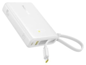 Baseus PicoGo Digital Display 10000mAh 45W biały Baseus PicoGo Digital Display 10000mAh 45W biały