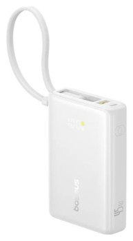 Baseus PicoGo Digital Display 10000mAh 45W biały Baseus PicoGo Digital Display 10000mAh 45W biały
