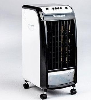 Klimator Ravanson KR-1011 (75W; 3 prędkości nawiewu: wysoka średnia niska Chłodzenie za pomocą pompy wodnej Maksymalna prędkość Klimator Ravanson KR-1011 (75W; 3 prędkości nawiewu: wysoka średnia niska Chłodzenie za pomocą pompy wodnej Maksymalna prędkość