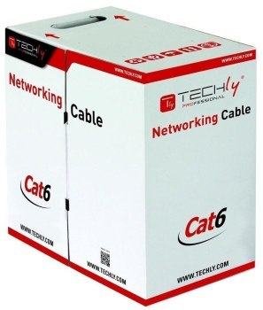TECHLY SKRĘTKA U/UTP CAT6 DRUT 305M CCA SZARA ITP6-CCA-305-GY TECHLY SKRĘTKA U/UTP CAT6 DRUT 305M CCA SZARA ITP6-CCA-305-GY