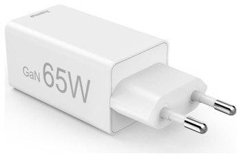 Hama mini GaN 65W PD/QC 2x USB-C, 1x USB-A biała Hama mini GaN 65W PD/QC 2x USB-C, 1x USB-A biała