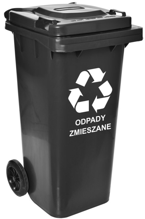 Komplet 5 pojemników na odpady 120l pięć kolorów Komplet 5 pojemników na odpady 120l pięć kolorów