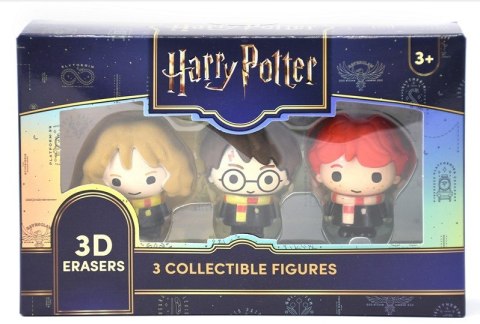 Harry Potter Ron Hermiona 3D eraser gumka 3pak Harry Potter Ron Hermiona 3D eraser gumka 3pak