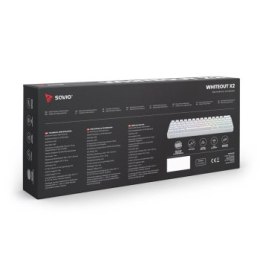 SAVIO KLAWIATURA MECHANICZNA WHITEOUT X2 BROWN OUTEMU HOT SWAP