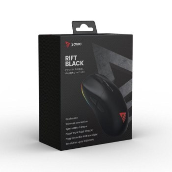 SAVIO MYSZ GAMINGOWA RIFT BLACK SAVIO MYSZ GAMINGOWA RIFT BLACK