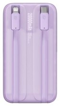 Baseus Comet 10000mAh USB do USB-C, 22.5W (fioletowy)