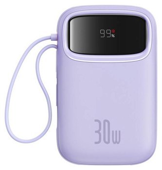 Baseus QPow 2 10000 mAh 30W 2xUSB-C fioletowy Baseus QPow 2 10000 mAh 30W 2xUSB-C fioletowy