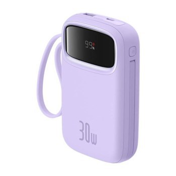 Baseus QPow 2 10000 mAh 30W 2xUSB-C fioletowy Baseus QPow 2 10000 mAh 30W 2xUSB-C fioletowy