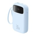 Baseus QPow 2 10000 mAh 30W 2xUSB-C niebieski