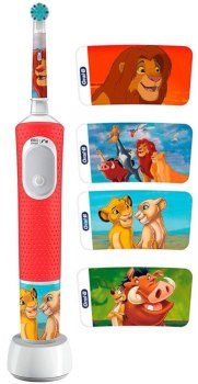 Szczoteczka - Oral-B Vitality Pro D103 Kids 3+ Lion King czerwony Szczoteczka - Oral-B Vitality Pro D103 Kids 3+ Lion King czerwony
