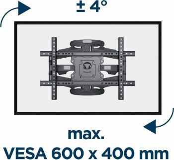Uchwyt - Gembird 32"-75", 45 kg obrót i pochylenie Uchwyt - Gembird 32"-75", 45 kg obrót i pochylenie