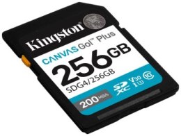 Kingston SDXC Canvas Go Plus Gen4 256GB C10 UHS-I U3 V30