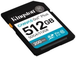 Kingston SDXC Canvas Go Plus Gen4 512GB C10 UHS-I U3 V30