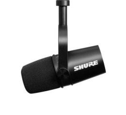 Shure MV7-K - Mikrofon lektorski/wokalny ze złączem XLR/USB-C Czarny