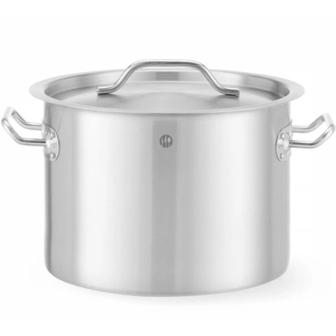 Garnek średni z pokrywką Budget Line 9 l 250x180 - Hendi 832820 Garnek średni z pokrywką Budget Line 9 l 250x180 - Hendi 832820