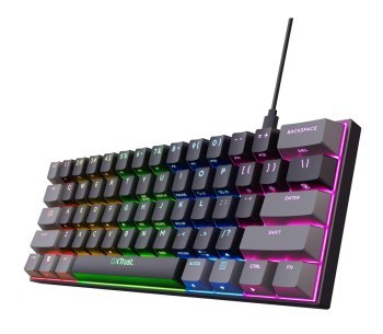 Klawiatura gamingowa TRUST GXT867 Acira Black Klawiatura gamingowa TRUST GXT867 Acira Black