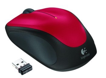 Mysz bezprzewodowa Logitech M235 czerwona 910-002496 Mysz bezprzewodowa Logitech M235 czerwona 910-002496