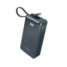 SBS Power Bank 10 000 mAh z wbudowanym kablem USB-C niebieski