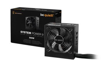 Zasilacz BE QUIET! SYSTEM POWER 9 BN301 (500 W; Aktywne; 120 mm) Zasilacz BE QUIET! SYSTEM POWER 9 BN301 (500 W; Aktywne; 120 mm)