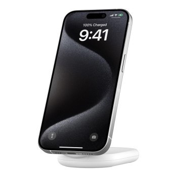 Belkin Ładowarka indukcyjna składana MagsSafe Qi2 15W biała