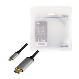 LogiLink USB-C - HDMI 1.8m