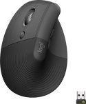 Mysz bezprzewodowa Logitech Lift ergonomiczna dla leworęcznych grafitowa 910-006474