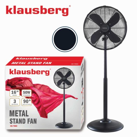 WENTYLATOR WIATRAK PODŁOGOWY KLAUSBERG KB-7860 WENTYLATOR WIATRAK PODŁOGOWY KLAUSBERG KB-7860