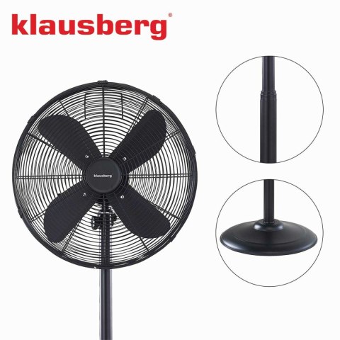 WENTYLATOR WIATRAK PODŁOGOWY KLAUSBERG KB-7860 WENTYLATOR WIATRAK PODŁOGOWY KLAUSBERG KB-7860