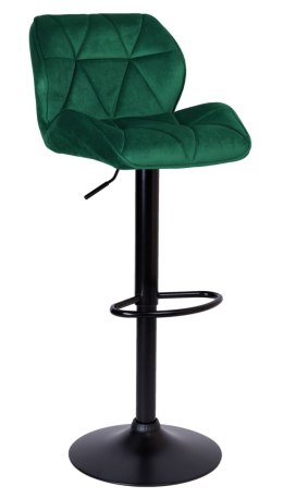 Hoker barowy Grappo Black ciemnozielony Velvet