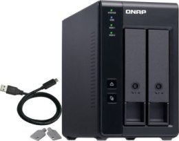 Obudowa Tower QNAP TR-002 2-zatokowa jednostka roz. QNAP/PC złącze USB-C