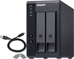 Obudowa Tower QNAP TR-002 2-zatokowa jednostka roz. QNAP/PC złącze USB-C
