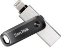 Pendrive SanDisk iXpand GO SDIX60N-128G-GN6NE (128GB; Lightning USB 3.0; kolor srebrny)