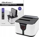 Qoltec HDD SSD 2.5'' 3.5'' SATA III | USB 3.0 | Super speed 5Gb/s | z funkcją Klonowania offline