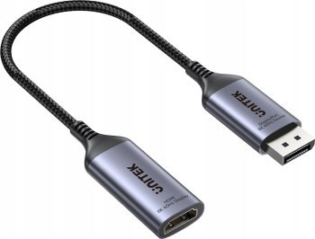 Unitek Przejściówka z DisplayPort 1.4 na HDMI 2.1, 8K60Hz Unitek Przejściówka z DisplayPort 1.4 na HDMI 2.1, 8K60Hz