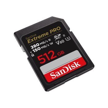 KARTA SANDISK EXTREME PRO SDXC 512GB 280/150 MB/s V60 UHS-II KARTA SANDISK EXTREME PRO SDXC 512GB 280/150 MB/s V60 UHS-II